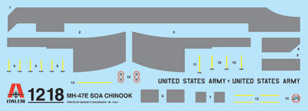 1/72 Italeri MH - 47 E SOA Chinook 1218