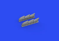 1/48 Eduard Spitfire Mk V Three-Stacks Exhausts Rounded for EDU (Resin) 648667