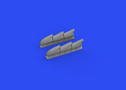 1/48 Eduard Spitfire Mk V Three-Stacks Exhausts Rounded for EDU (Resin) 648667
