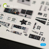 1/72 Kelik Blackburn Buccaneer S.2C interior 3D decals for Airfix kit K72044