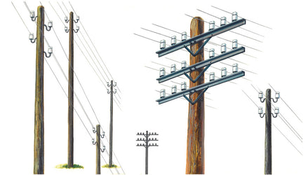 1/35 Italeri Telegraph Poles 0404