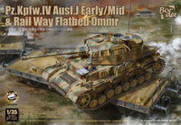 1/35 Border Model Pz.Kpfw. IV Ausf. J Early/Mid & Railway Flatbed Ommr BT025