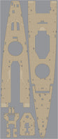 1/350 Pontos Model DKM Graf Spee Wooden Deck Set Type T 35019WD1