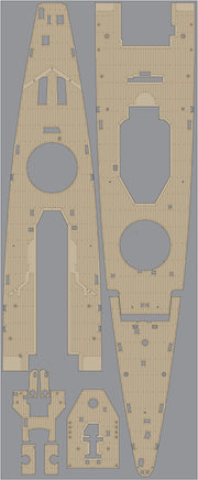 1/350 Pontos Model DKM Graf Spee Wooden Deck Set Type T 35019WD1