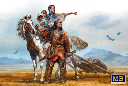 1/35 Master Box "On the Great Plains" Indian Wars Series 35189