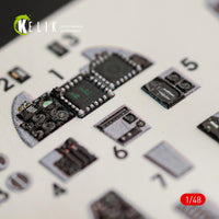 1/48 Kelik F-14D Tomcat interior 3D decals for AMK kit K48064