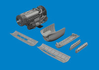 1/48 Eduard P-40N engine PRINT 6481130