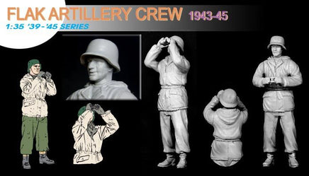 1/35 Dragon Model Flak Artillery Crew (1943-45) 6275