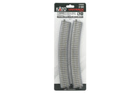 HO Kato 730mm (28 3/4″) Radius 22.5' CT Superelevated Curve Track [4pcs] 2-241