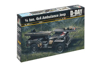1/35 Italeri 1/4T 4x4 Ambulance Jeep 0326