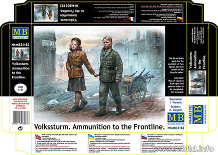 1/35 Master Box Volkssturm - Ammunition to the Frontline 35182