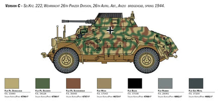 1/56 Italeri Sd. Kfz. 222/223 15769