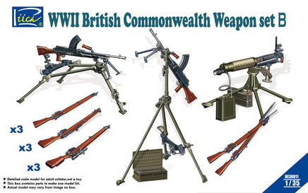 1/35 Riich WW2 British & Commonwealth Weapon Set B 30011