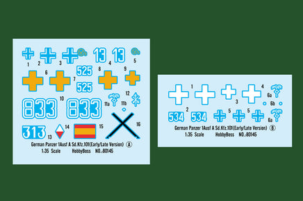 1/35 Hobby Boss German Panzer 1 Ausf A Sd.Kfz.101 80145