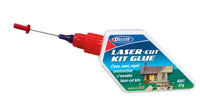 Deluxe Laser-Cut Kit Glue with packaging on a white background