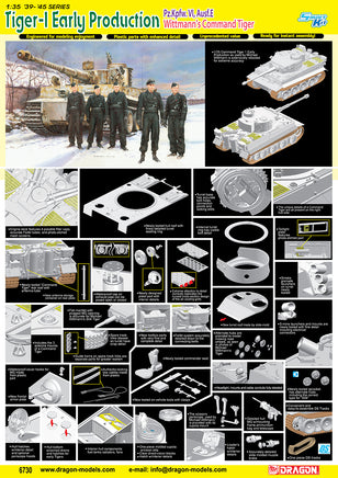 1/35 Dragon Model Pz.Kpfw. VI Ausf. E Sd.Kfz. 181 Tiger I 6730