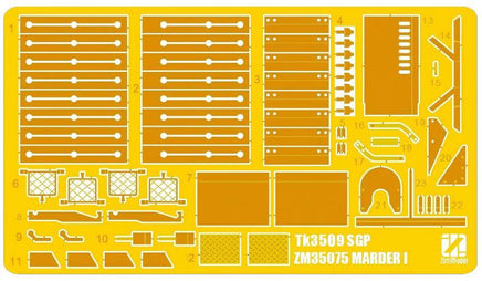 1/35 Zimi Model 7.5cm Pak.40/1 MARDER I & Flatcar Plastic Model Kit 35075