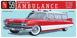 1/25 AMT 1959 Cadillac Ambulance w/Gurney 1395