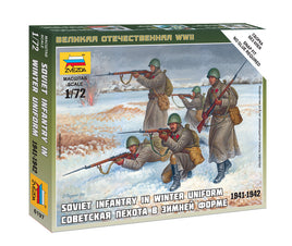 1/72 Zvezda Soviet Infantry (Winter Uniform) 6197