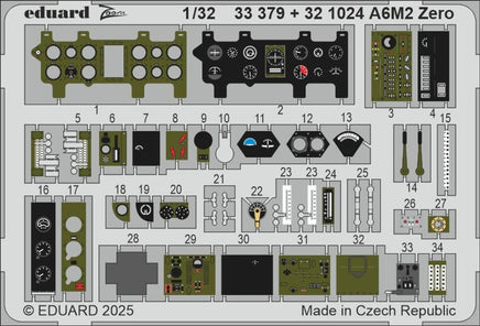 1/32 Eduard A6M2 Zero Zoom Set 33379