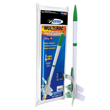 Estes Rockets Multi-Roc Flying Model Rocket Kit 001329
