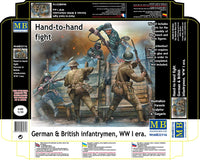 1/35 Master Box Hand-to-Hand Fight German & British Infantrymen WWI Era 35116