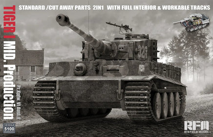 1/35 Ryefield Models Pz.Kpfw. VI Ausf. E Tiger I Mid. Production 5100