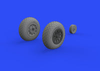 1/48 Eduard P-51D Wheels w/Oval Tread for EDU (Resin) 648503