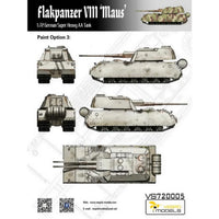 1/72 Vespid Flakpanzer VIII Maus German Super Heavy AA Tank 720005
