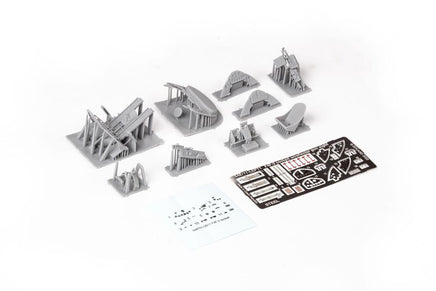 1/48 Eduard F4F-3 cockpit w/ reflector gun sight PRINT 648777
