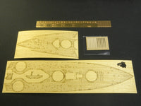 1/350 Pontos Model HMS Dreadnought Wooden Deck Set 35028WD1