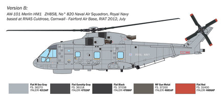 1/72 Italeri AW101 Merlin HM.1 1486