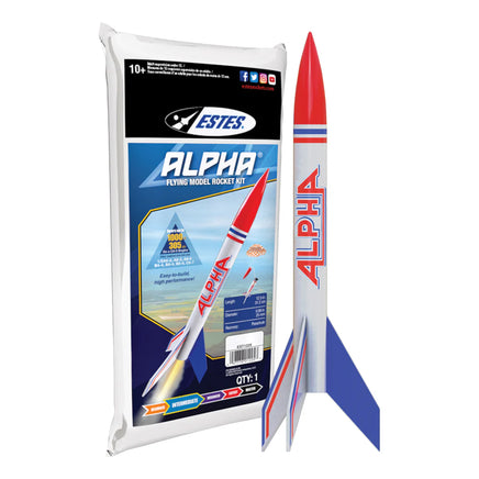 Estes Rockets Alpha Flying Model Rocket Kit 001225