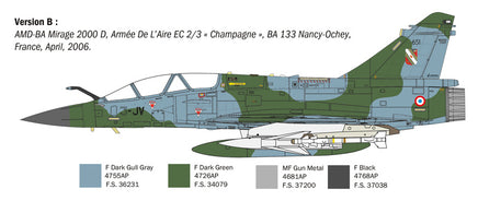 1/72 Italeri Mirage 2000 B/D 90023