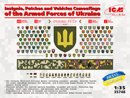 1/35 ICM Insignia, Patches and Vehicles Camouflage of the Armed Forces of Ukraine 35748