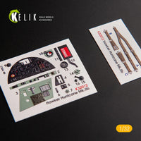 1/32 Kelik Hawker Hawker Hurricane Mk.IIB - Interior 3D Decal for Revell kit K32012