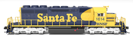 N Broadway Ltd EMD SD40-2 BNSF 6951 ATSF Blue/Yellow w/Patch Paragon4 Sound/DC/DCC 9461