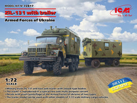 1/72 ICM ZiL-131 Truck with Trailer Armed Forces of Ukraine 72817