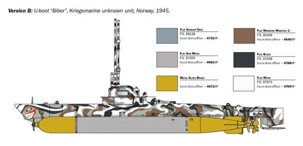 1/35 Italeri Biber Midget Submarine 5609