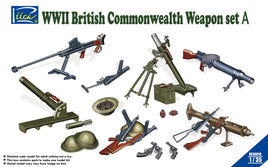 1/35 Riich WW2 British & Commonwealth Weapon Set A 30010