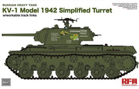 1/35 Ryefield Models Russian Heavy Tank KV-1 Model 1942 Simplified Turret 5041