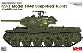 1/35 Ryefield Models Russian Heavy Tank KV-1 Model 1942 Simplified Turret 5041