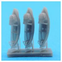 1/700 Black Cat Models 26ft hard top motor whaleboat Mk.1 (x3) AC700021c