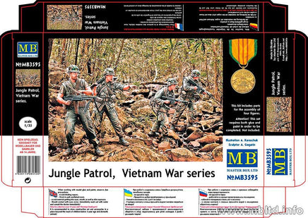 1/35 Master Box Jungle Patrol Vietnam War Series 3595