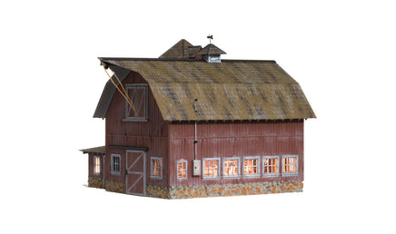 O Woodland Old Weathered Barn 5865 - MPM Hobbies