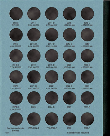 Whitman Coin Folder - Lincoln Cents Collection #4: Starting 2014 4004