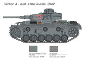 1/56 Italeri Pz. Kpfw. III Ausf. J/L/M/N 25757