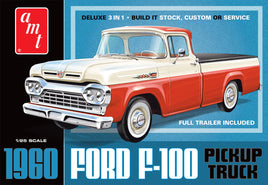 1/25 AMT 1960 Ford F-100 Pickup w/Trailer 1407