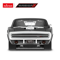 1/16 Rastar Exotic R/C Dodge Charger R/T with Engine Version - Black 99010B