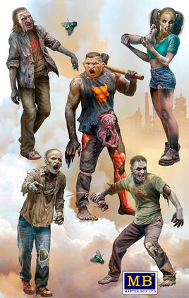 1/35 Master Box Zombieland Series: Kit No. 2 Road to Freedom. Zombie 35242